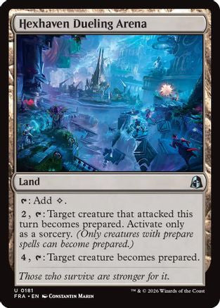 {C} Hexhaven Dueling Arena (Foil) [Reality Fracture] [FRA 181]