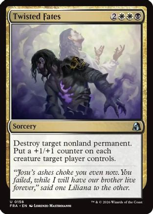 {C} Twisted Fates (Foil) [Reality Fracture] [FRA 158]