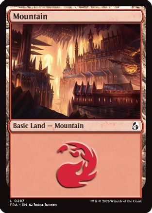 {C} Mountain (0287) [Reality Fracture] [FRA 287]