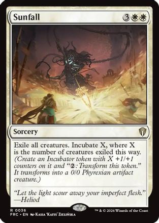 {R} Sunfall [Commander Reality Fracture] [ 036]