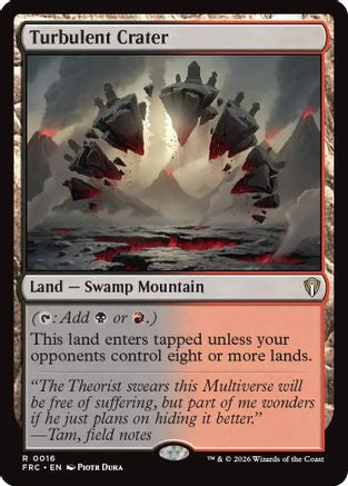 {R} Turbulent Crater [Commander Reality Fracture] [ 016]