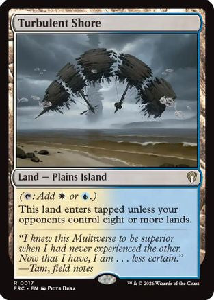 {R} Turbulent Shore [Commander Reality Fracture] [ 017]