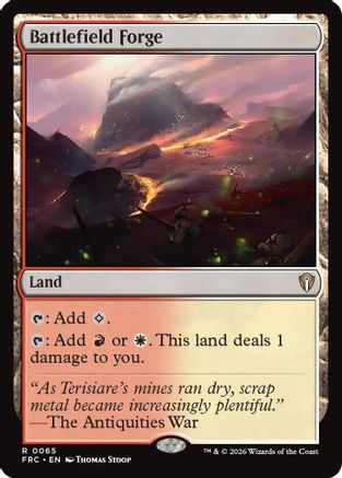 {R} Battlefield Forge [Commander Reality Fracture] [ 065]
