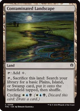 {C} Contaminated Landscape [Commander Reality Fracture] [ 068]