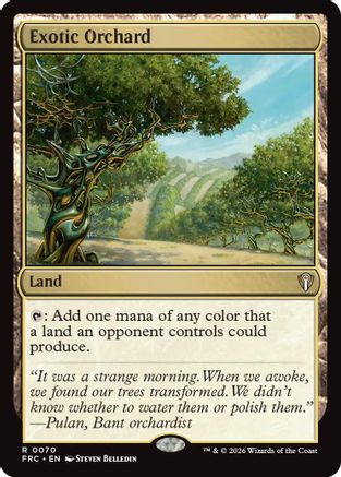 {R} Exotic Orchard [Commander Reality Fracture] [ 070]