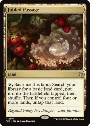 {R} Fabled Passage [Commander Reality Fracture] [ 071]