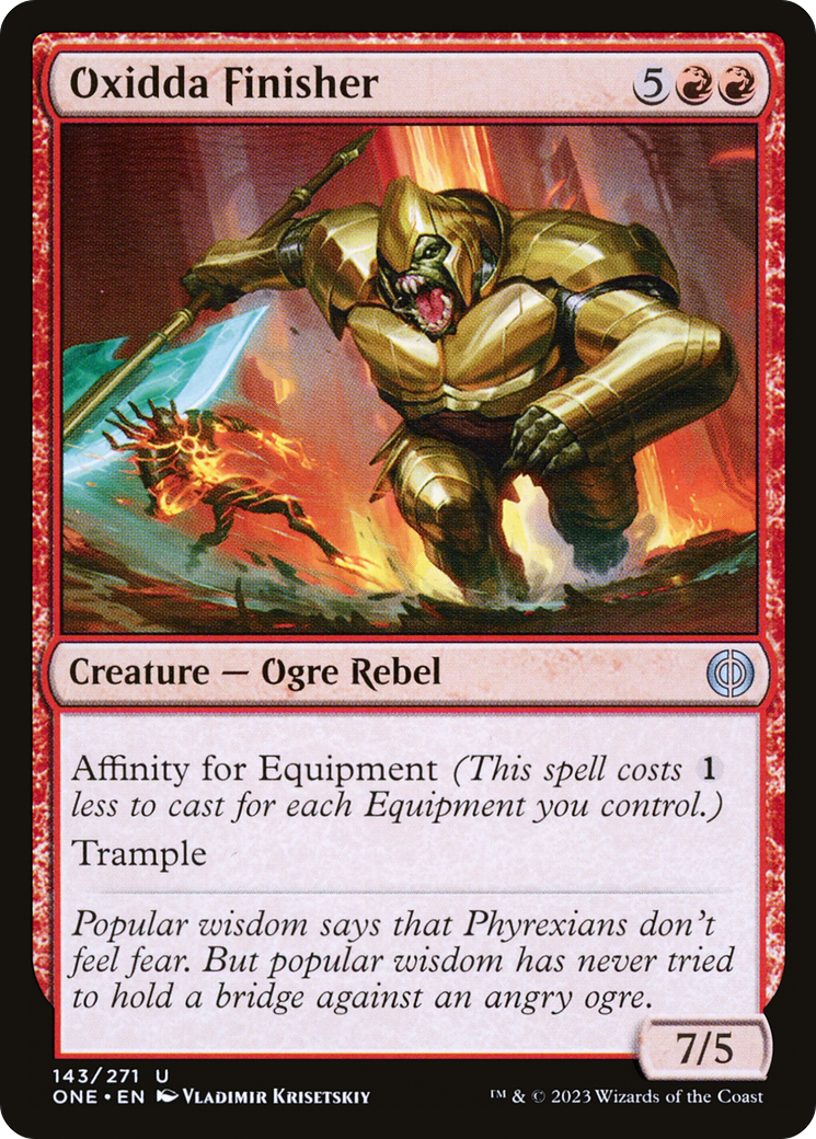 {C} Oxidda Finisher [Phyrexia: All Will Be One][ONE 143]