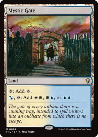 {R} Mystic Gate [Commander Reality Fracture] [ 076]