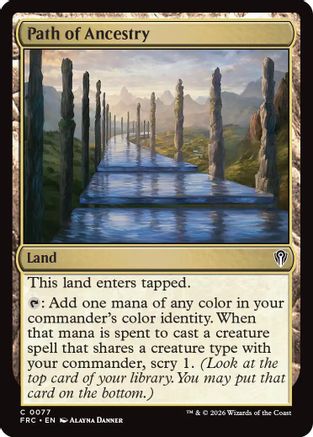{C} Path of Ancestry [Commander Reality Fracture] [ 077]