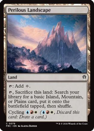 {C} Perilous Landscape [Commander Reality Fracture] [ 078]