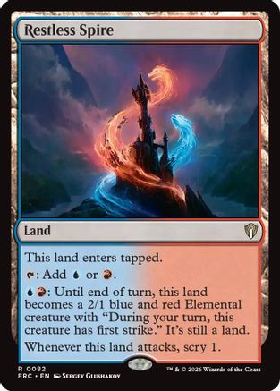 {R} Restless Spire [Commander Reality Fracture] [ 082]