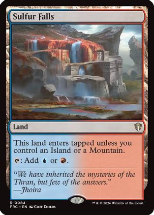 {R} Sulfur Falls [Commander Reality Fracture] [ 084]