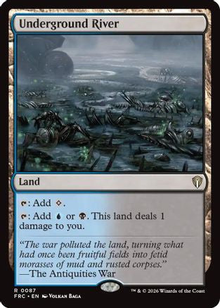 {R} Underground River [Commander Reality Fracture] [ 087]