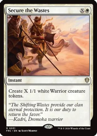 {R} Secure the Wastes [Commander Reality Fracture] [ 031]