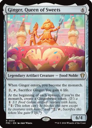 {R} Ginger, Queen of Sweets [Commander Reality Fracture] [ 014]