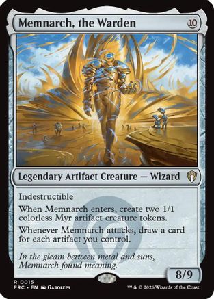 {R} Memnarch, the Warden [Commander Reality Fracture] [ 015]