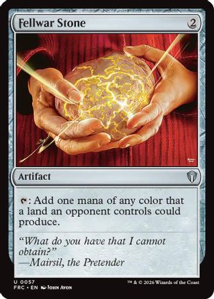 {C} Fellwar Stone [Commander Reality Fracture] [ 057]
