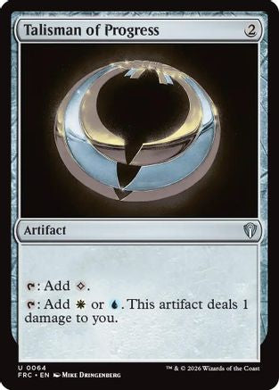 {C} Talisman of Progress [Commander Reality Fracture] [ 064]