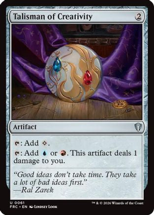 {C} Talisman of Creativity [Commander Reality Fracture] [ 061]