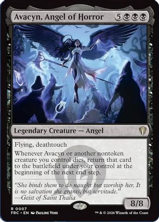 {R} Avacyn, Angel of Horror [Commander Reality Fracture] [ 007]