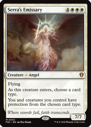 {R} Serra's Emissary [Commander Reality Fracture] [ 032]