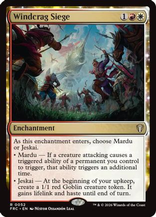 {R} Windcrag Siege [Commander Reality Fracture] [ 052]