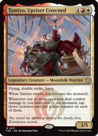 {R} Tamiyo, Upriser Crowned [Commander Reality Fracture] [ 011]