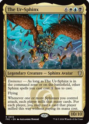 {R} The Ur-Sphinx [Commander Reality Fracture] [ 012]