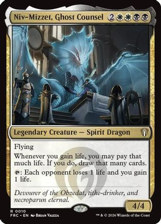 {R} Niv-Mizzet, Ghost Counsel [Commander Reality Fracture] [ 010]