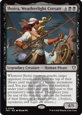 {R} Jhoira, Weatherlight Corsair [Commander Reality Fracture] [ 008]