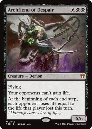 {R} Archfiend of Despair [Commander Reality Fracture] [ 046]
