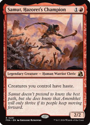 {R} Samut, Hazorer's Champion (Foil) [Reality Fracture] [FRA 251]