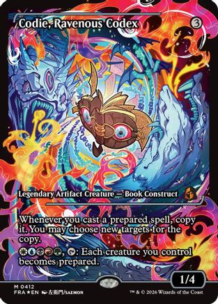 {R} Codie, Ravenous Codex (Showcase) (Foil) [Reality Fracture] [FRA 412]