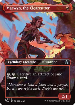 {C} Marwyn, the Clearcutter (Borderless) [Reality Fracture] [FRA 310]