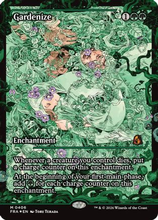 {R} Gardenize (Showcase) (0406) (Foil) [Reality Fracture] [FRA 406]