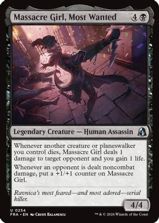 {C} Massacre Girl, Most Wanted (Foil) [Reality Fracture] [FRA 234]