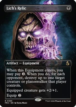 {R} Lich's Relic (Borderless) [Reality Fracture] [FRA 365]
