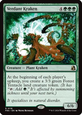 {R} Verdant Kraken [Reality Fracture] [FRA 118]