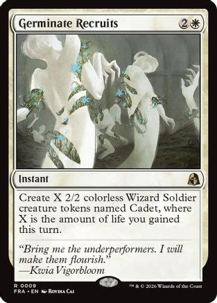 {R} Germinate Recruits (Foil) [Reality Fracture] [FRA 009]