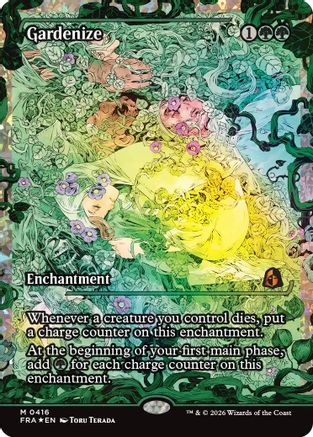 {R} Gardenize (Showcase) (Fracture Foil) (0416) (Foil) [Reality Fracture] [FRA 416]