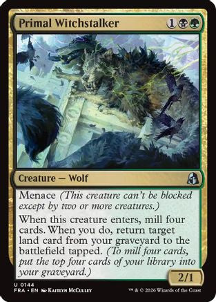 {C} Primal Witchstalker [Reality Fracture] [FRA 144]