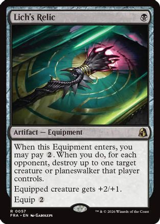 {R} Lich's Relic [Reality Fracture] [FRA 057]