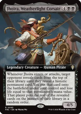 {R} Jhoira, Weatherlight Corsair (Extended Art) [Commander Reality Fracture] [ 093]