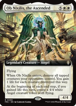 {R} Ob Nixilis, the Ascended (Extended Art) [Commander Reality Fracture] [ 090]