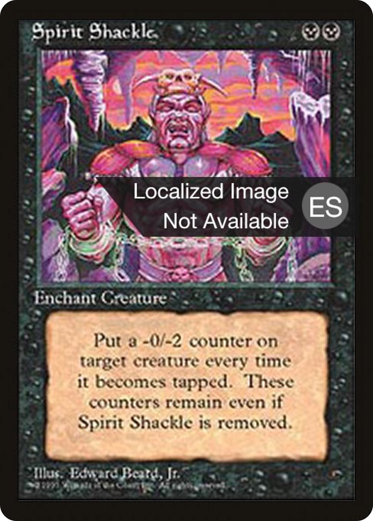 {F} Spirit Shackle [Fourth Edition (Foreign Black Border)][FBB 4ED 163]