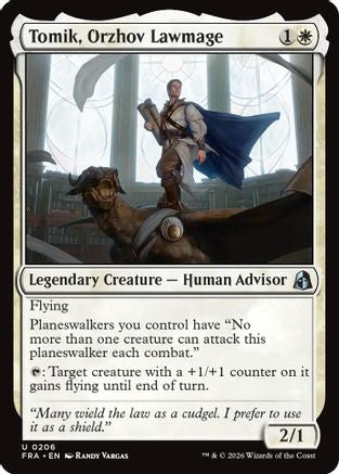 {C} Tomik, Orzhov Lawmage [Reality Fracture] [FRA 206]