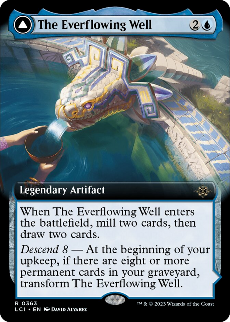 {@R} The Everflowing Well // The Myriad Pools (Extended Art) [The Lost Caverns of Ixalan][LCI 363]