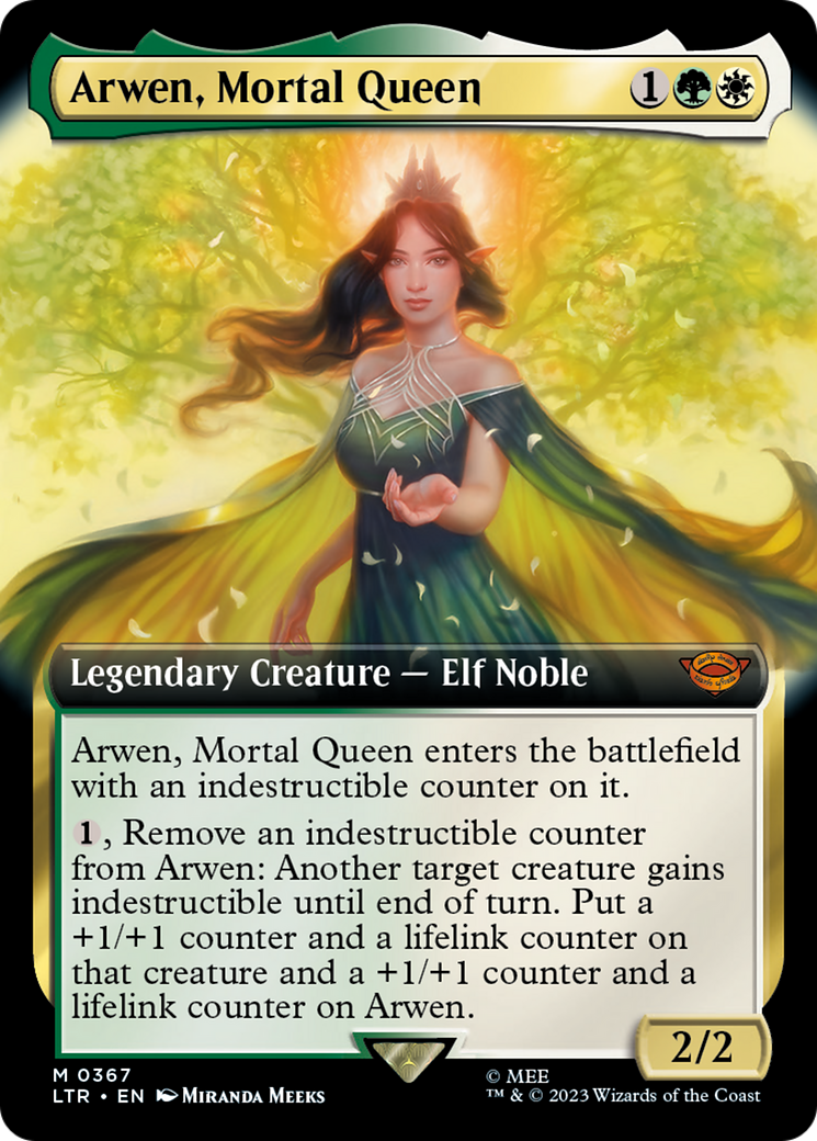 {R} Arwen, Mortal Queen (Extended Art) [The Lord of the Rings: Tales of Middle-Earth][LTR 367]