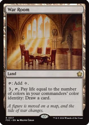 {R} War Room [Commander Foundations] [FDC 317]