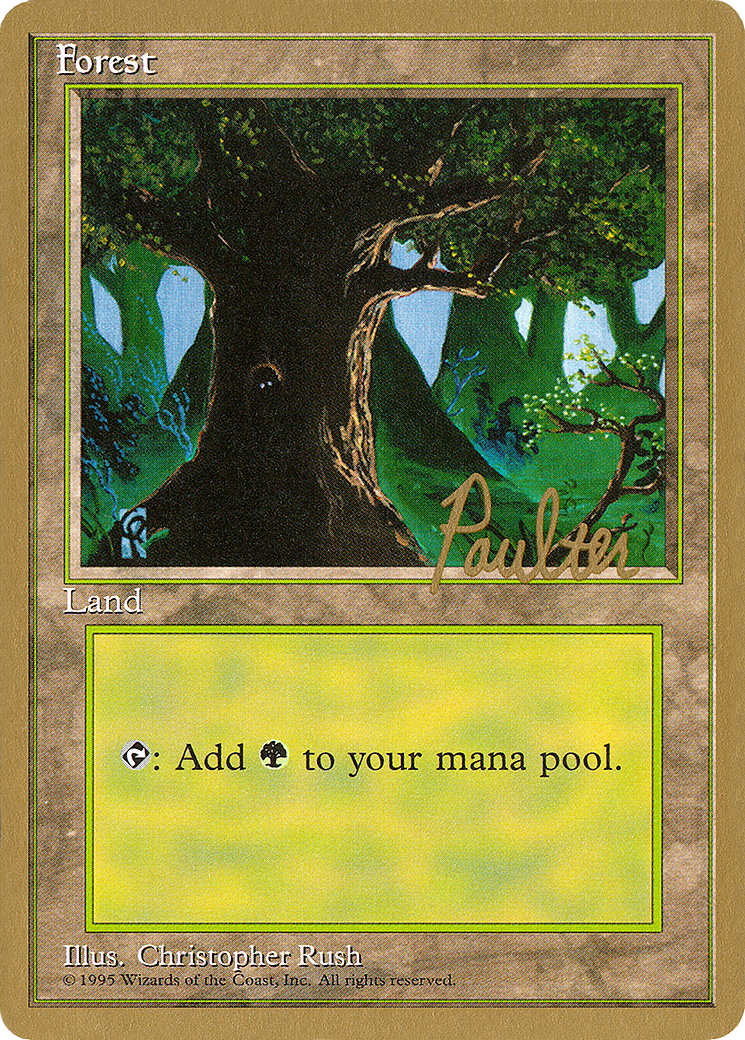 {B}[GB PTC PP376] Forest (pp376) (Preston Poulter) [Pro Tour Collector Set]